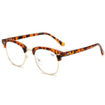 Unisex Reading Glasses Retro Style Half Frame