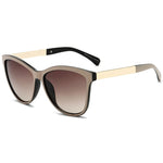 Retro Women Square Big Frame Sunglasses