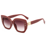 Retro Style Square Frame Women Sunglasses