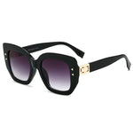 Retro Style Square Frame Women Sunglasses