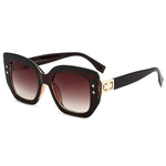 Retro Style Square Frame Women Sunglasses
