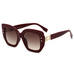 Retro Style Square Frame Women Sunglasses